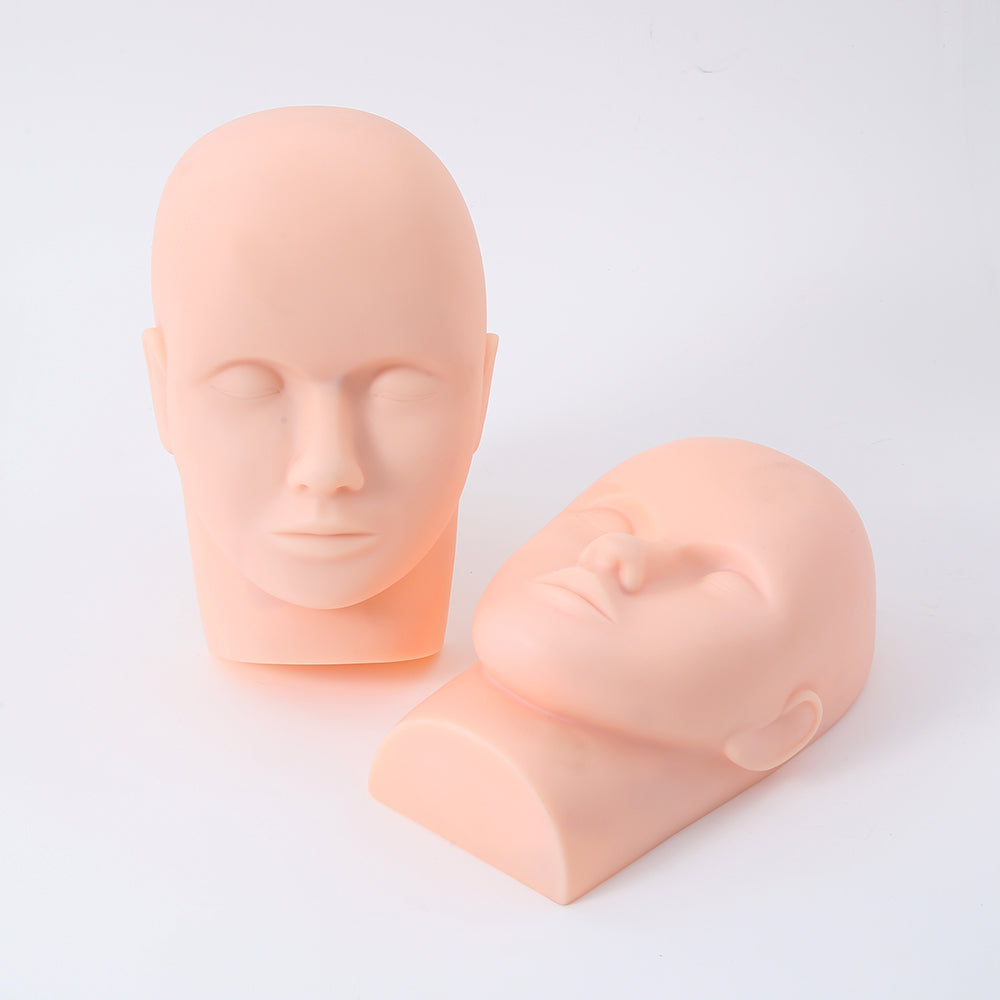 Professional Silicone Half-Head for Tattoo Training
