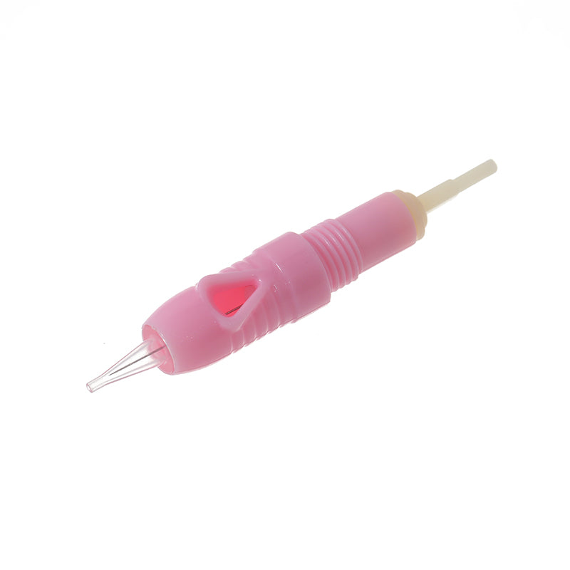 Professional Pink Screw-Type Eyebrow Tattoo Needle – Xiameng