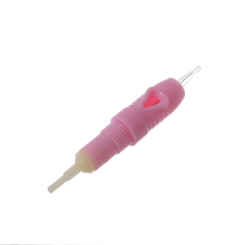 Professional Pink Screw-Type Eyebrow Tattoo Needle – Xiameng