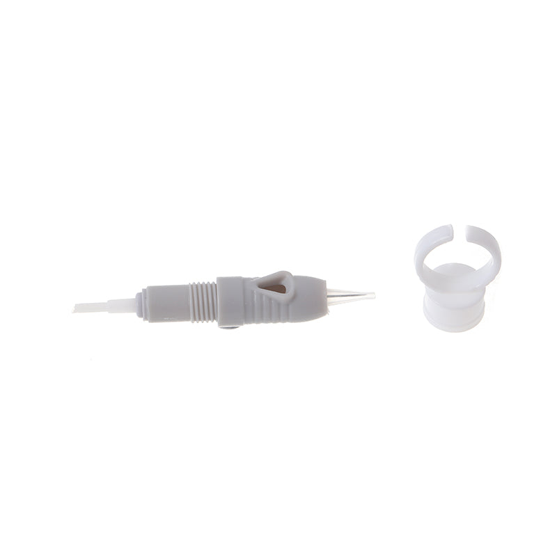 Gray Screw-Type Eyebrow Tattoo Needle, Xiameng Brand
